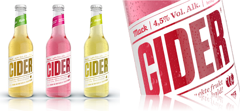 Mack Cider – Helt nytt, litt retro og basert på rent vann fra nordnorsk natur