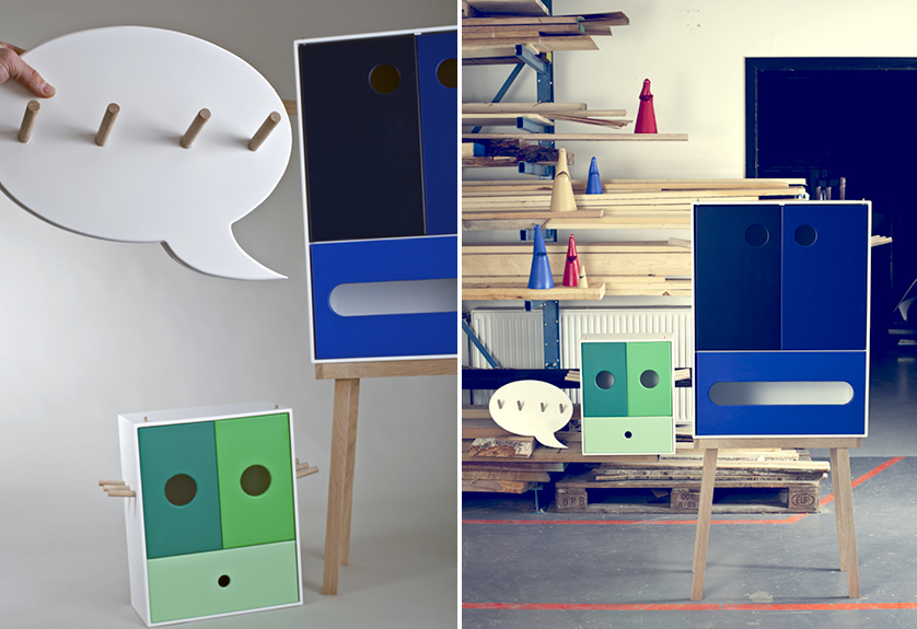 Strek Collective – En sponset leiebil med fire studenter og prototyper på vei til møbelmessen i Milano